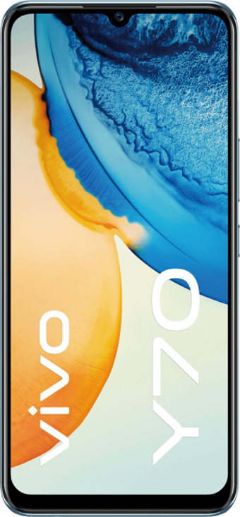 Vivo Y70 128 Gb Hafıza 8 Gb Ram 6.44 İnç 48 MP Çift Hatlı Amoled Ekran Android Akıllı Cep Telefonu Mavi