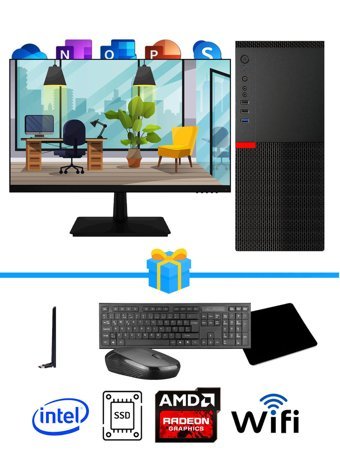 Ramtech Workforce OF510-068 Harici Radeon R5 230 Ekran Kartlı AMD Ryzen 9 i5 10400F 8 GB Ram DDR4 256 GB SSD Mid Tower
 FreeDos Masaüstü Bilgisayar