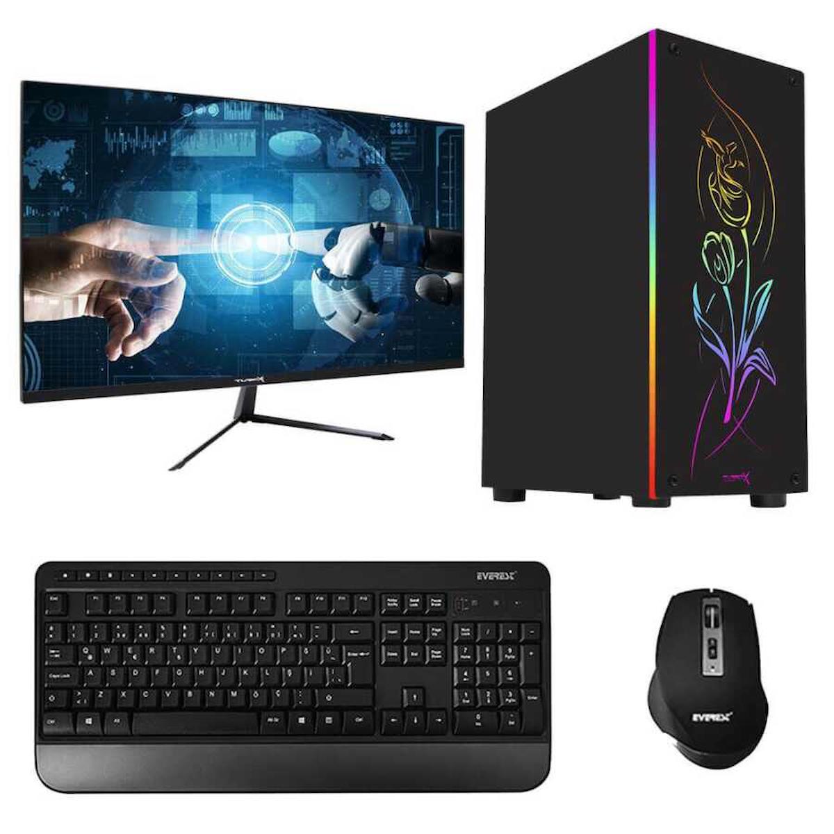 Turbox Tx3289 Paylaşımlı HD Graphics Ekran Kartlı Intel Core i5 3470 8 GB Ram DDR3 512 GB SSD Mid Tower
 FreeDos Masaüstü Bilgisayar