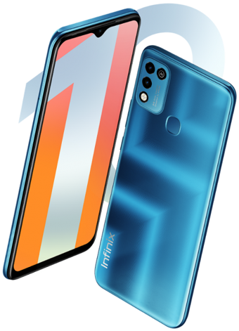 Infinix Hot 10 Play 32 Gb Hafıza 3 Gb Ram 6.82 İnç 13 MP Ips Lcd Ekran Android Akıllı Cep Telefonu Mavi