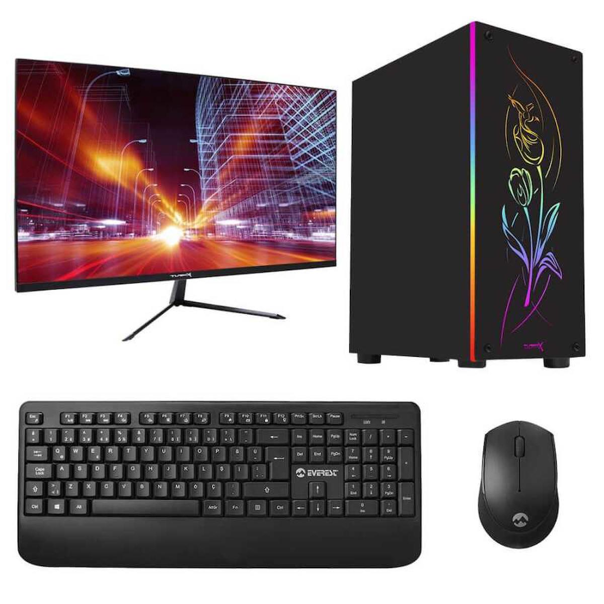 Turbox Tx3277 Paylaşımlı HD Graphics Ekran Kartlı Intel Core i5 11400F 8 GB Ram DDR5 256 GB SSD Mid Tower
 FreeDos Masaüstü Bilgisayar