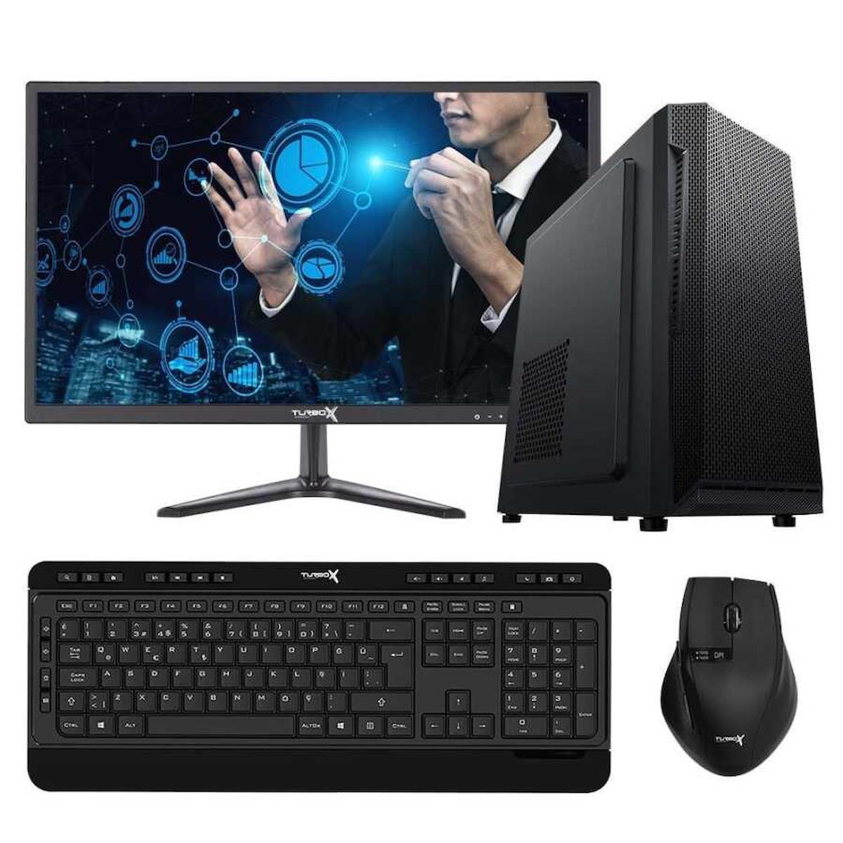 Turbox Tx863 Paylaşımlı HD Graphics Ekran Kartlı Intel Core i5 2400 8 GB Ram DDR3 256 GB SSD Mid Tower
 FreeDos Masaüstü Bilgisayar
