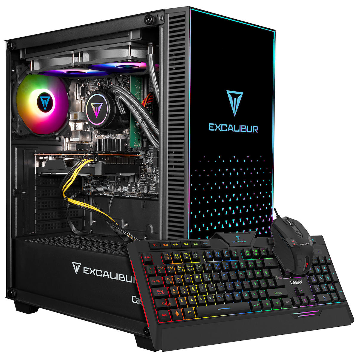 Casper E65H.127F-DXB0X-0RD Harici GeForce RTX 4060 Ekran Kartlı AMD Ryzen 5 i7-12700F 32 GB Ram DDR4 2 TB SSD Mid Tower FreeDos Masaüstü Bilgisayar