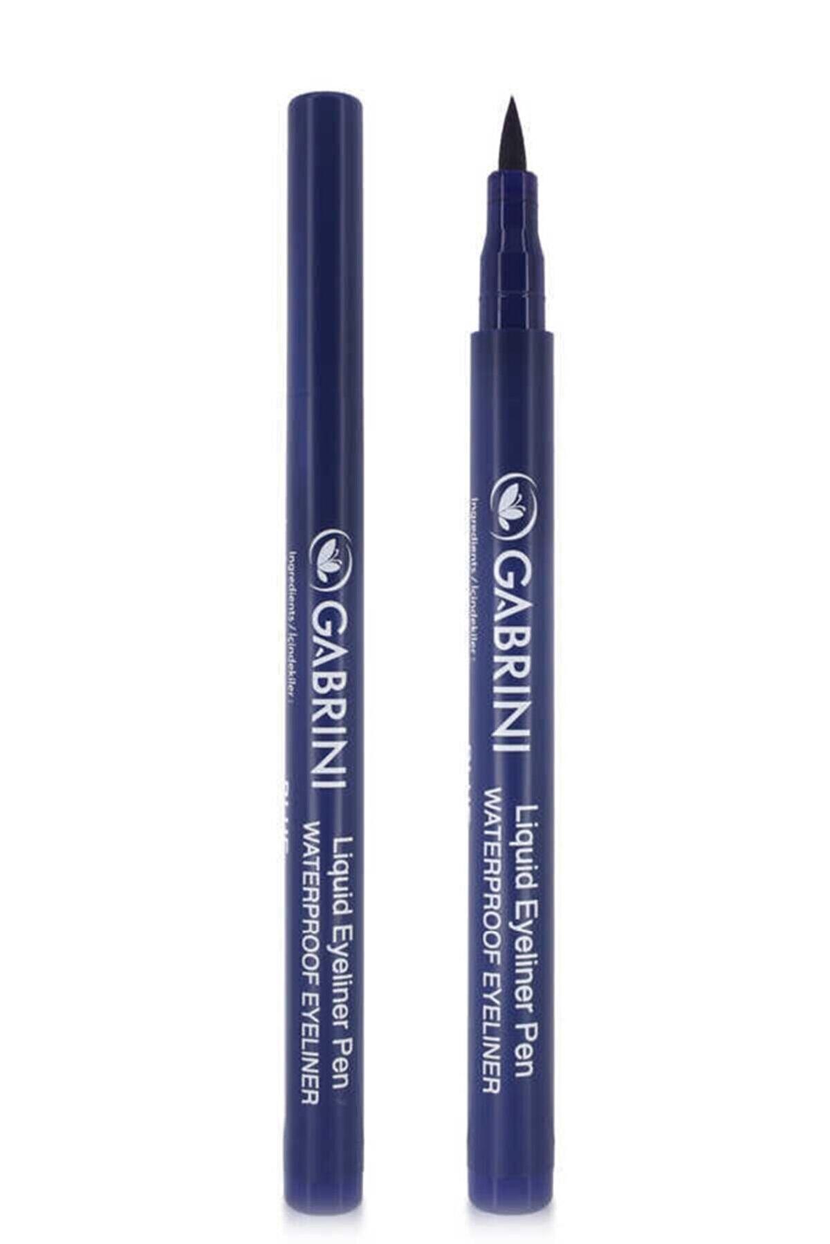 Gabrini Suya Dayanıklı Mat Lacivert Kalıcı Kalem Eyeliner