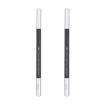 Miniso Çift Taraflı Mat 04 Açık Kahverengi Kalem Eyeliner + Kaş Kalemi + Kaş Fırçası