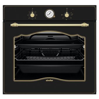 Simfer 7349 Retro 45 lt A Enerji Sınıfı Ankastre Fırın Inox