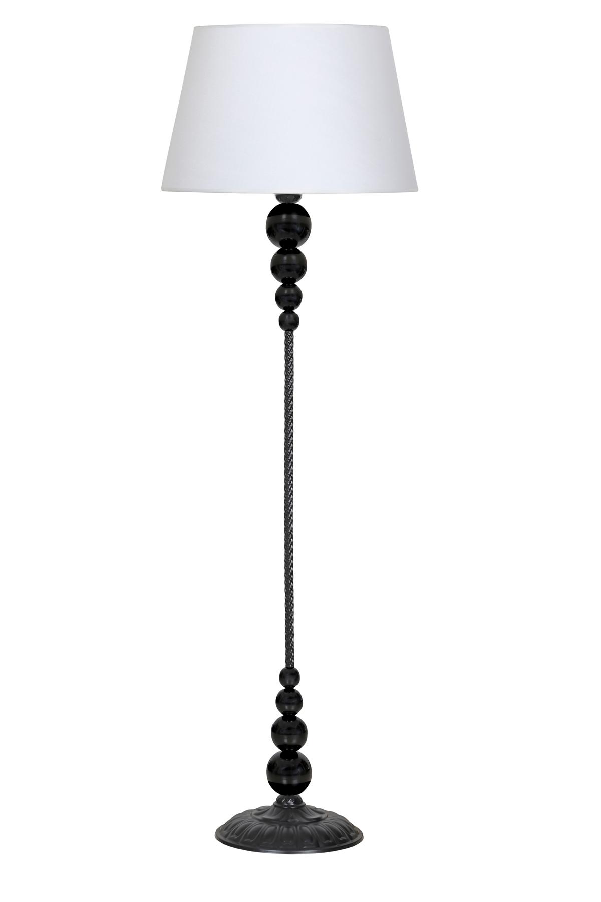 Vinner Caracas Modern Tekli Metal Tek Ayaklı Şapka Lambader Beyaz