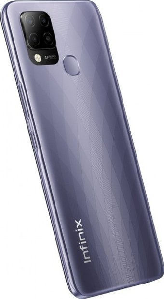Infinix Hot 10T 128 Gb Hafıza 4 Gb Ram 6.82 İnç 48 MP Ips Lcd Ekran Android Akıllı Cep Telefonu Gri