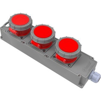 Bemis Cee Tribox Grup Priz 5/16A. 380V. 3 Ad.