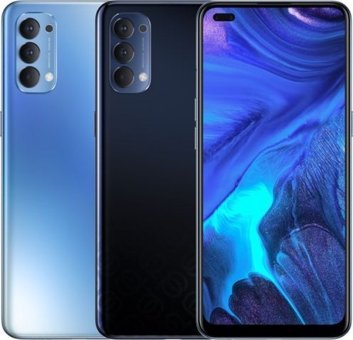 Oppo Reno4 (Cph2113) 128 Gb Hafıza 8 Gb Ram 6.4 İnç 48 MP Çift Hatlı Amoled Ekran Android Akıllı Cep Telefonu Mavi