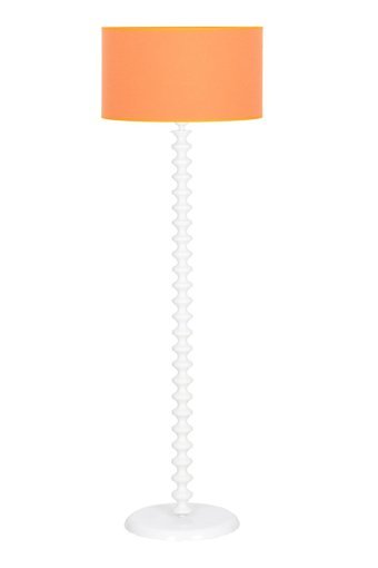 Vinner Jasmine Series LM-5804 Modern Tekli Metal Tek Ayaklı Silindir Lambader Turuncu