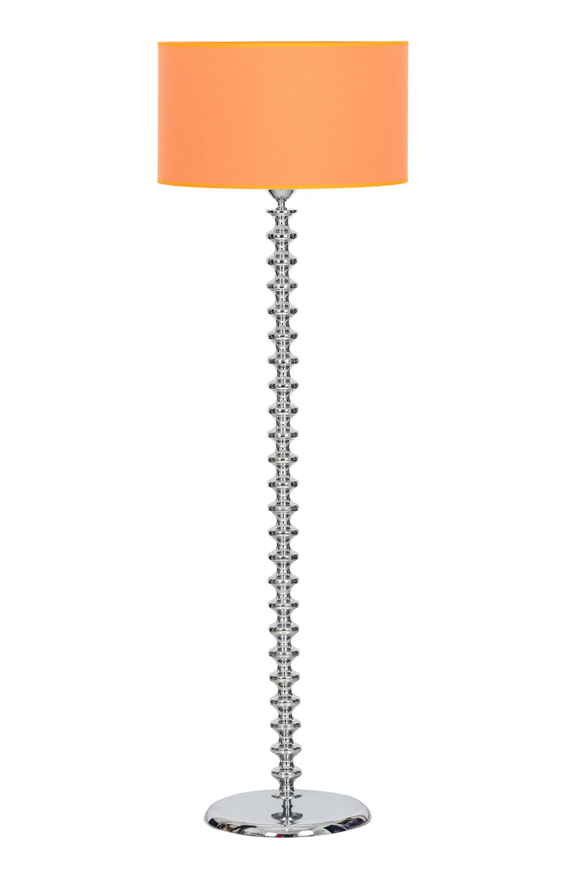 Vinner Jasmine Series LM-5803 Modern Tekli Metal Tek Ayaklı Silindir Lambader Turuncu