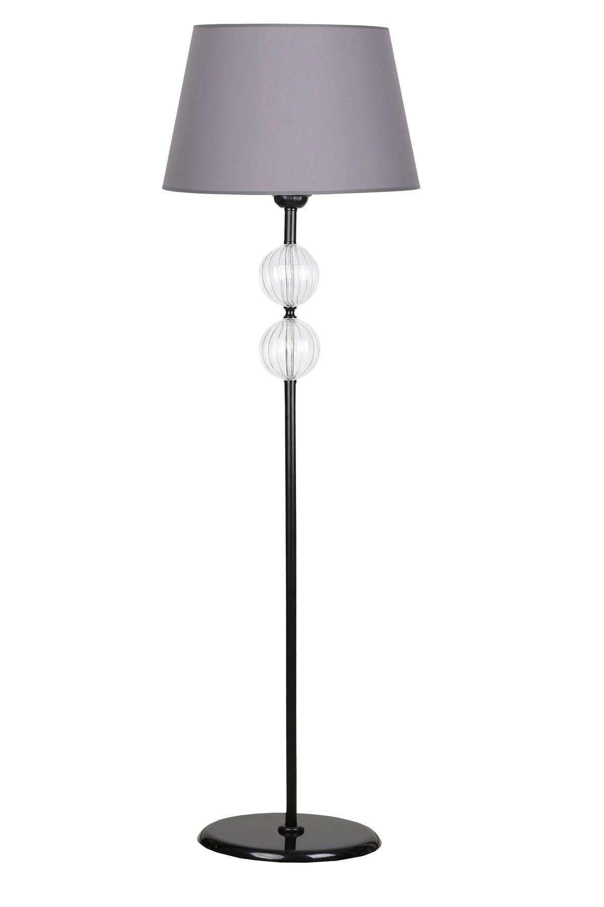 Vinner Nice Modern Tekli Metal Tek Ayaklı Şapka Lambader Gri