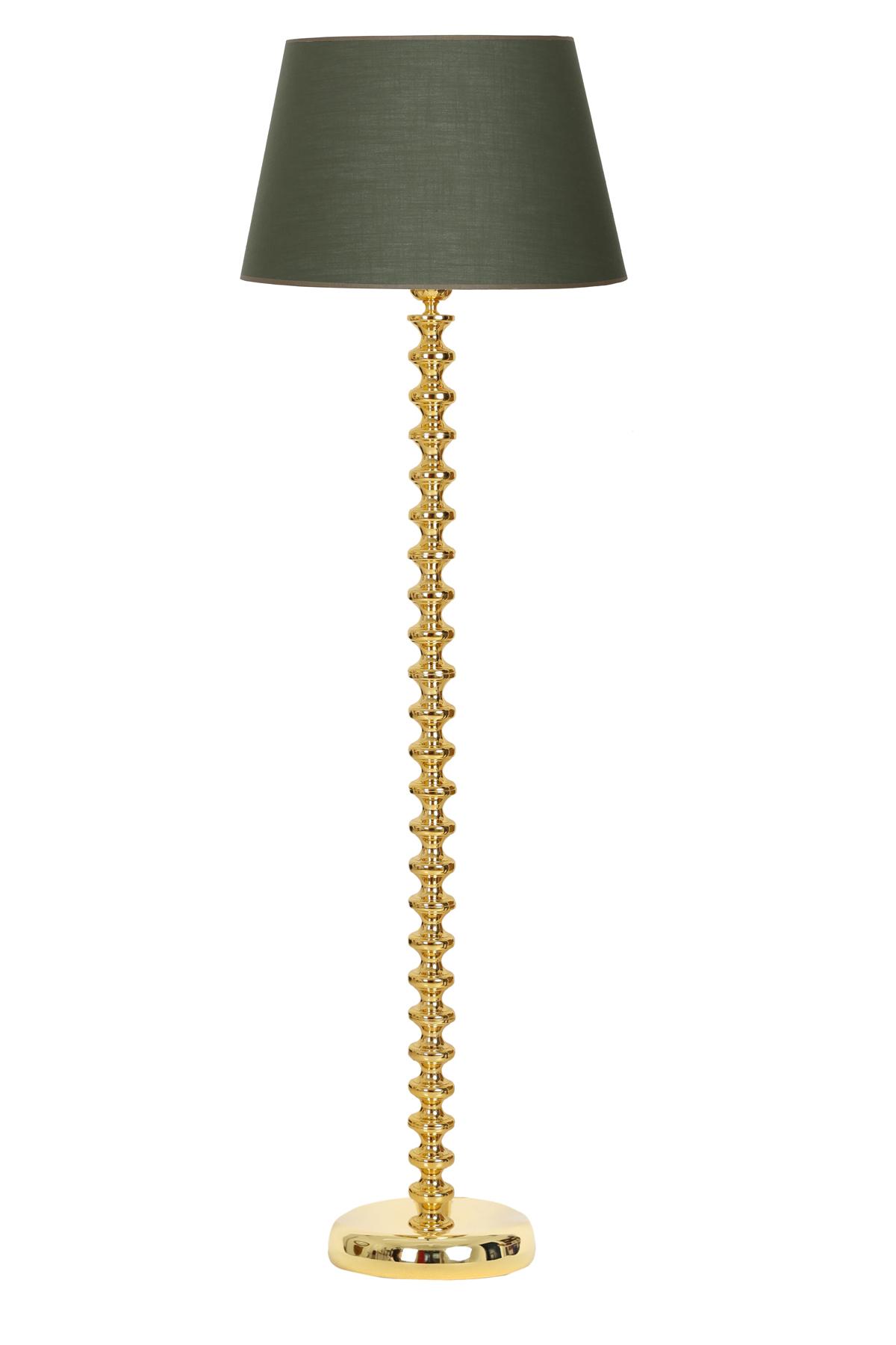 Vinner Jasmine Series 5802 Modern Tekli Metal Tek Ayaklı Şapka Lambader Haki
