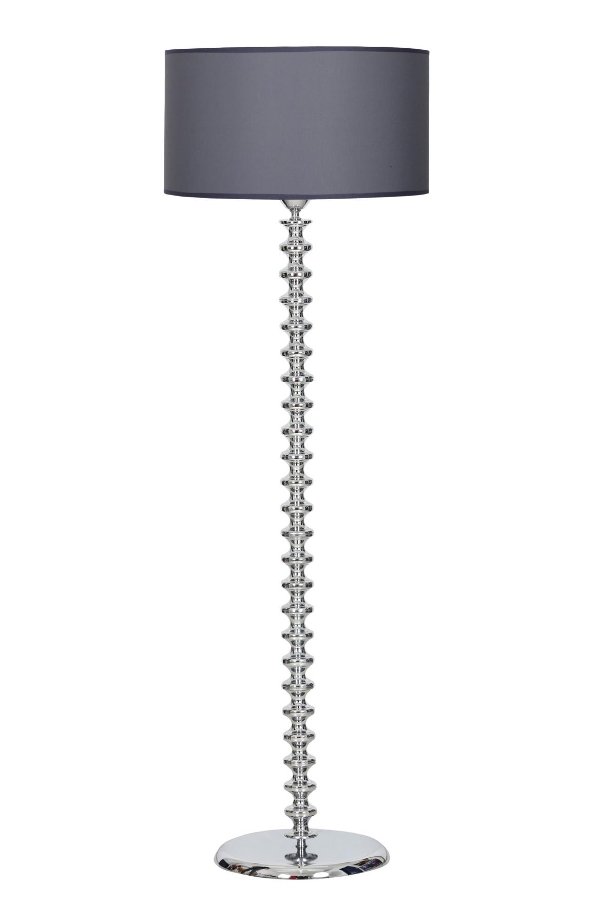 Vinner Jasmine Series LM-5803 Modern Tekli Metal Tek Ayaklı Silindir Lambader Antrasit