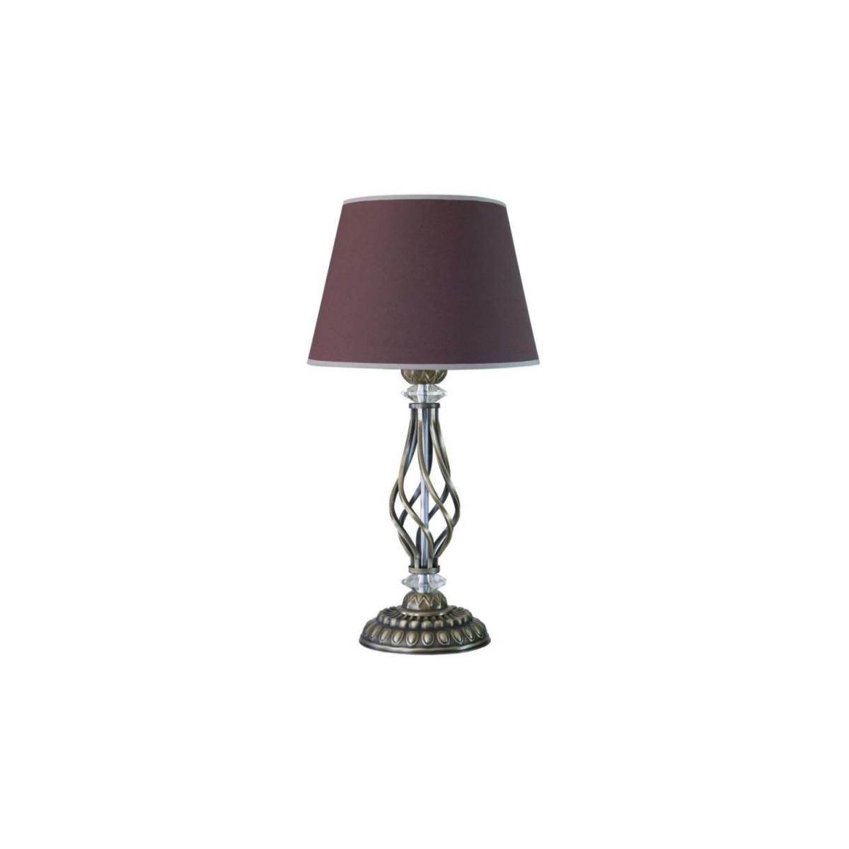 Vinner Eskitme Kaplama Jasmine Series AB-5805 Tekli Metal Tek Ayaklı Abajur Çok Renkli
