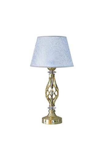 Vinner Gold Kaplama Jasmine Series Tekli Metal Tek Ayaklı Abajur Siyah