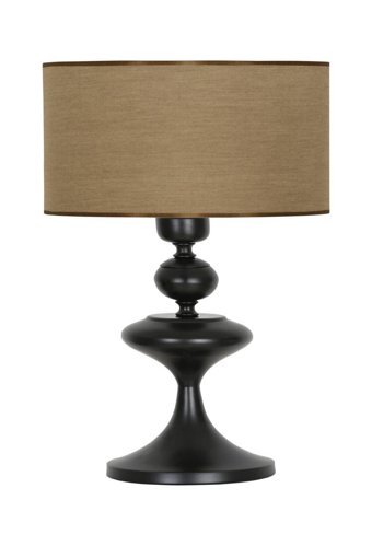 Vinner Bercy Tekli Pvc Tek Ayaklı Abajur Hasır - Kahverengi