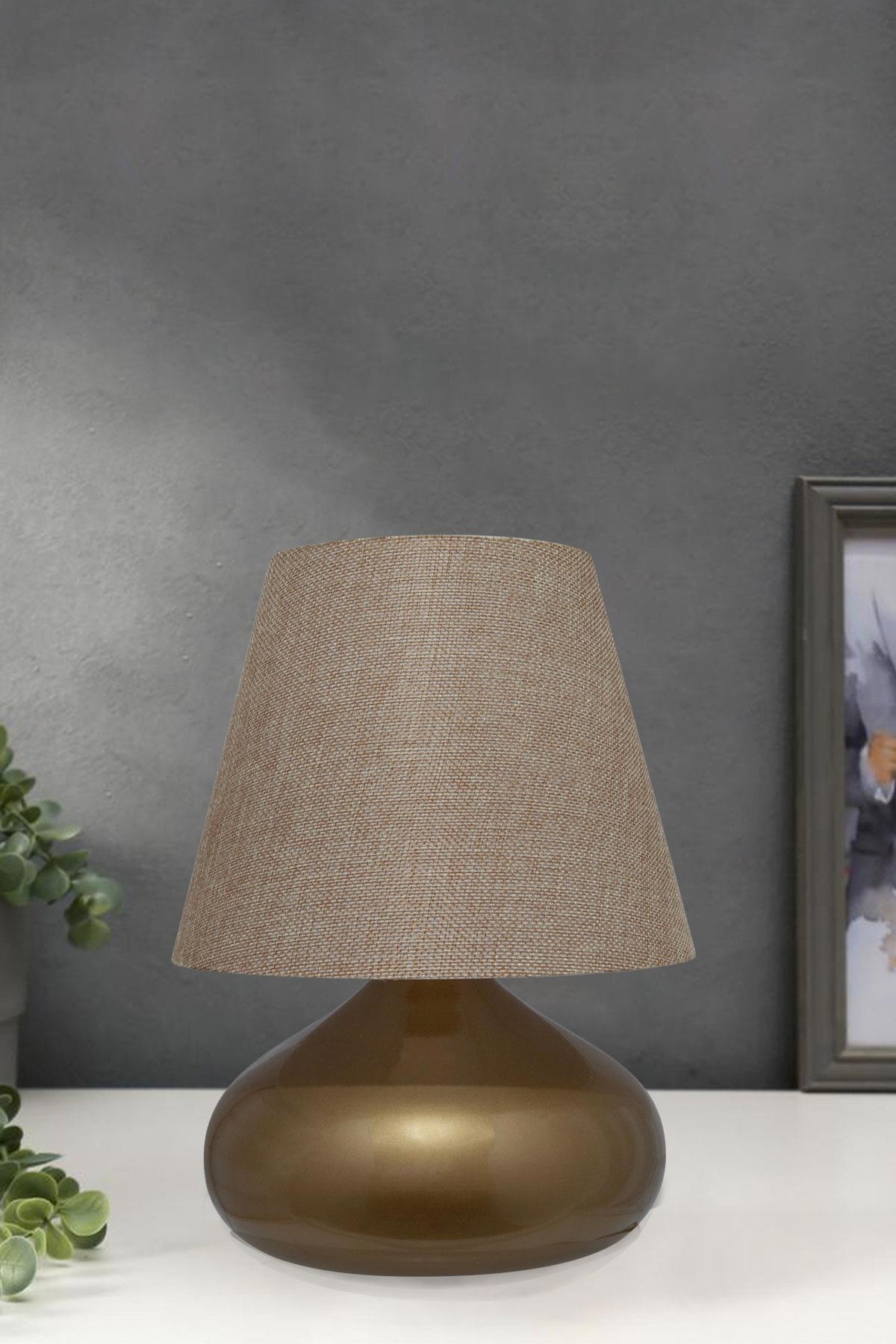 D-Light Tekli Metal Tek Ayaklı Abajur Pembe