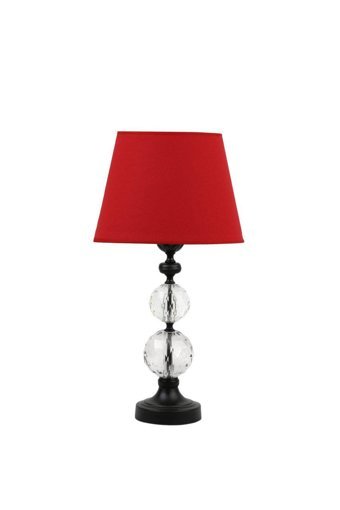 Vinner Krom Kaplama Jasmine Series AB-5807 Tekli Metal Tek Ayaklı Abajur Kahverengi