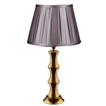Vinner Jasmine Series AB-5806 Tekli Pvc Tek Ayaklı Abajur Gri