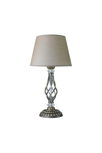 Vinner Eskitme Kaplama Jasmine Series AB-5805 Tekli Metal Tek Ayaklı Abajur Krem