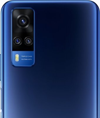 Vivo Y51 128 Gb Hafıza 8 Gb Ram 6.58 İnç 48 MP Çift Hatlı Ips Lcd Ekran Android Akıllı Cep Telefonu Mavi