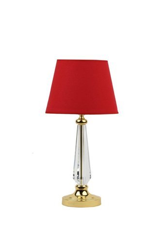 Vinner Gold Kaplama Jasmine Series Tekli Metal Tek Ayaklı Abajur Çok Renkli