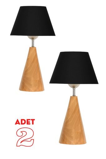 Vinner Balance Modern Tekli Metal Tek Ayaklı Abajur Siyah
