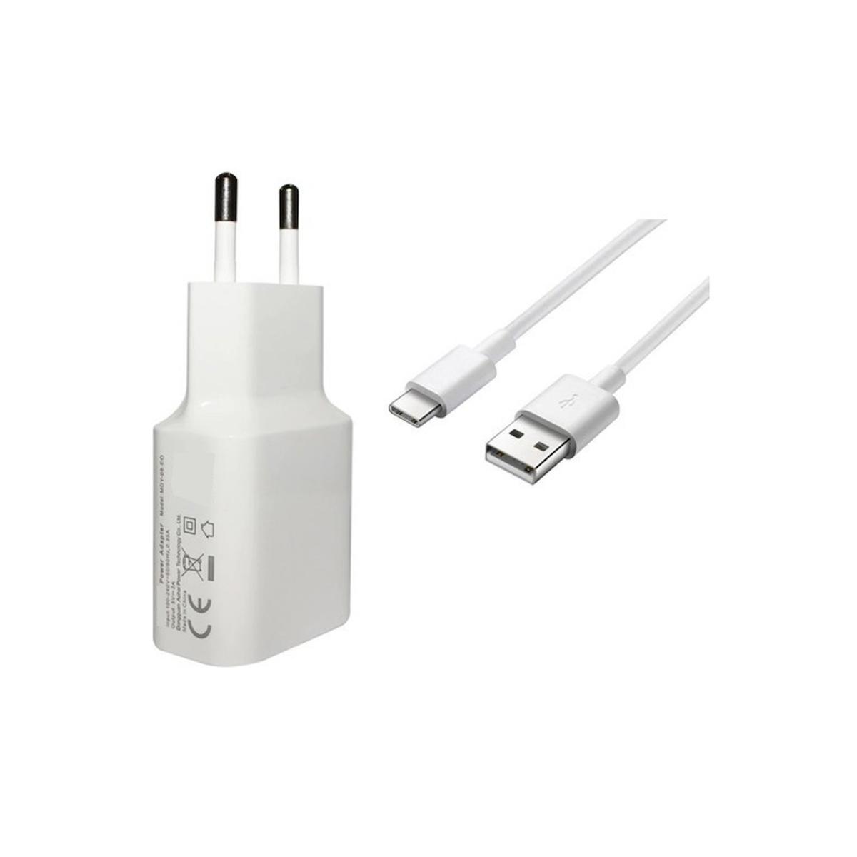 Royaleks Universal Type-C Kablolu 18 W Hızlı Şarj Aleti Beyaz