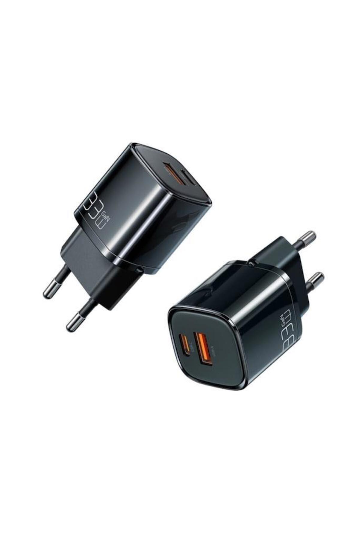Mcdodo CH-0151 Universal Type-C Kablolu 33 W Hızlı Şarj Aleti Siyah