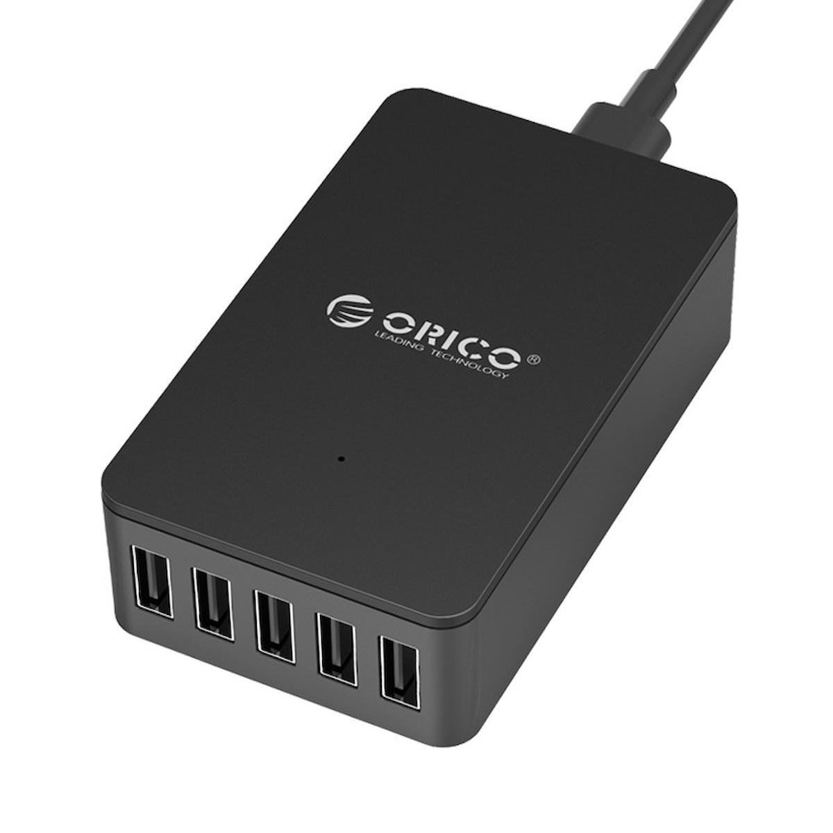 Orico Universal USB Kablolu 40 W Hızlı Şarj Aleti Siyah