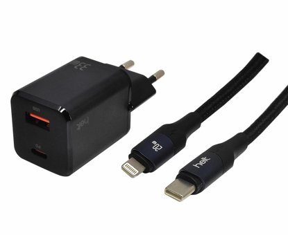 Helt HT-HCH03 Universal Type-C Kablolu 33 W Hızlı Şarj Aleti Siyah