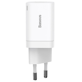 Baseus Super Si Pro Universal Type-C Kablolu 30 W Hızlı Şarj Aleti Beyaz
