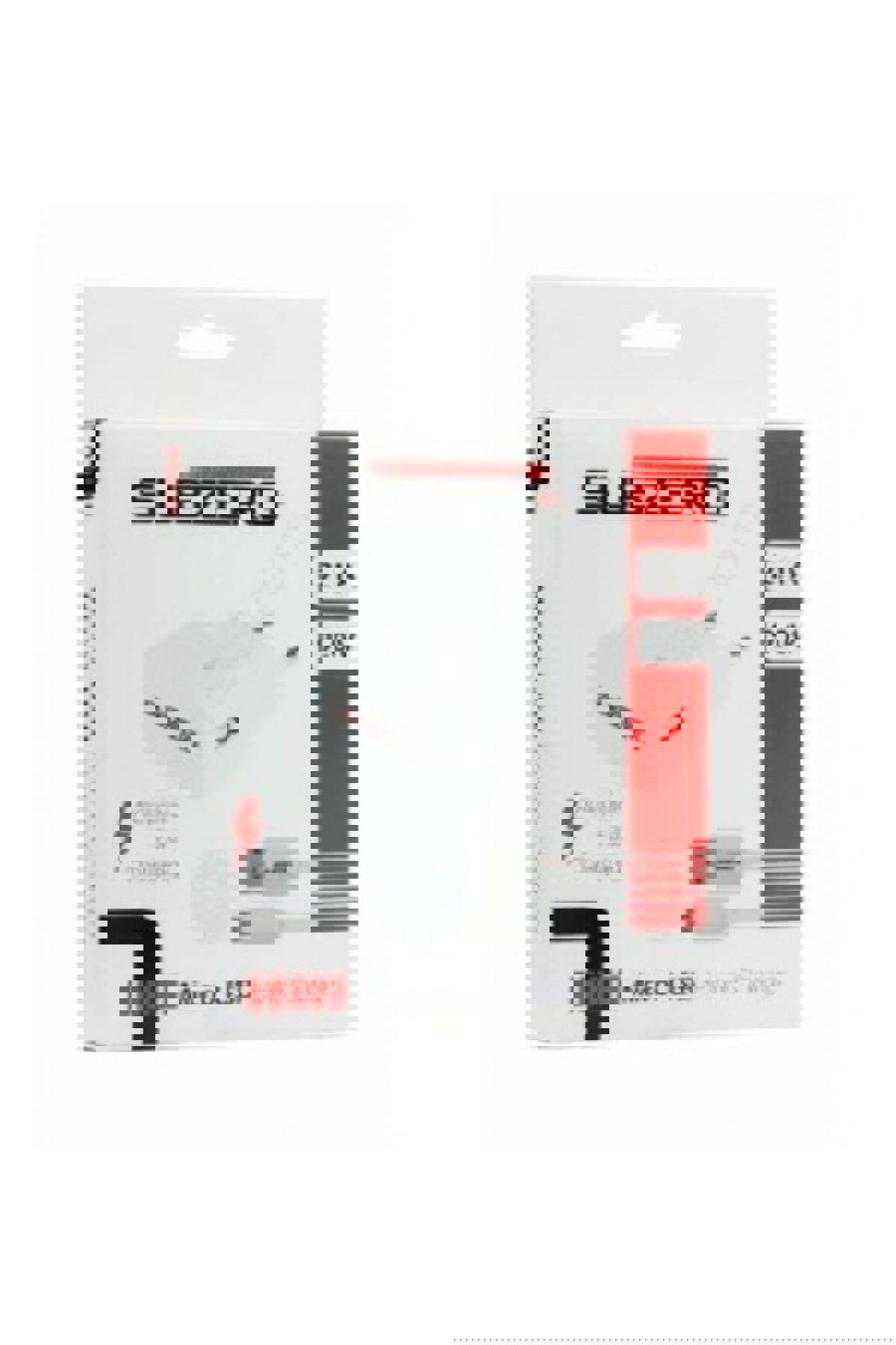 Subzero Sg18 Universal Micro USB Kablolu 2.1 Amper Hızlı Şarj Aleti Beyaz