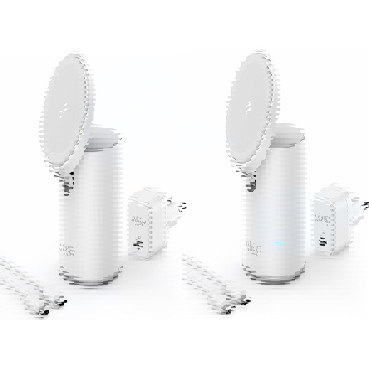 Anker 623 Universal Kablolu Hızlı Şarj Aleti Beyaz