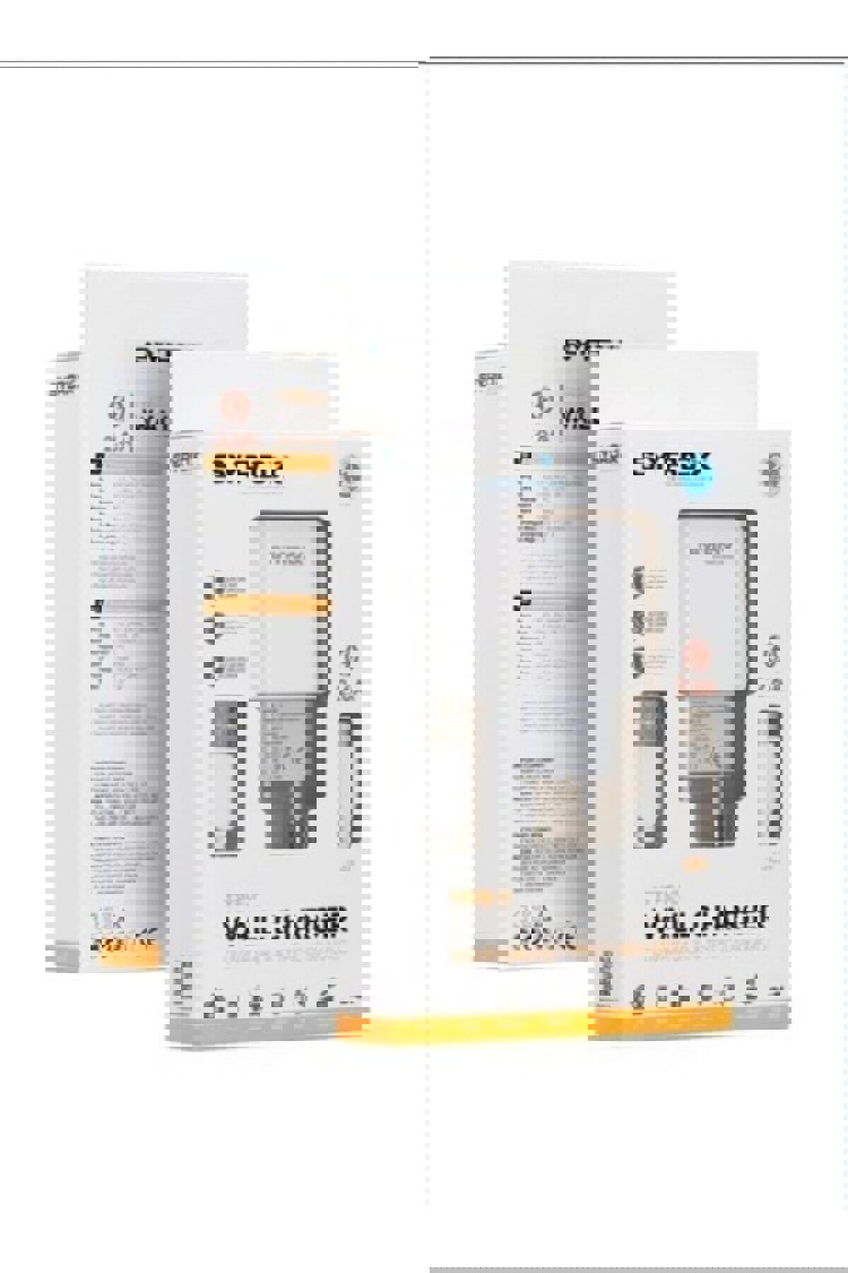 Syrox J48 Universal Type-C Kablolu Hızlı Şarj Aleti Beyaz