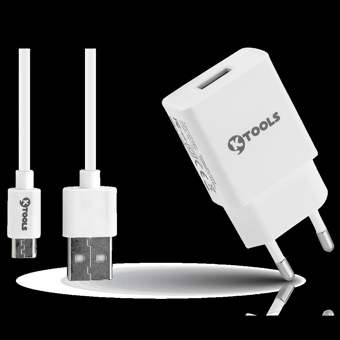Ktools ZX-1U05 Samsung Micro USB Kablolu 5 W Hızlı Şarj Aleti Beyaz
