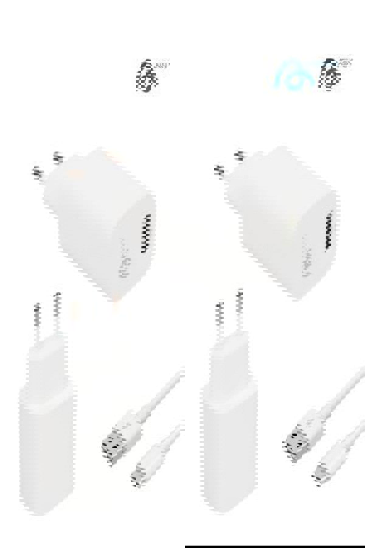 Aggiy Ag-30 Universal Type-C Kablolu 18 W Hızlı Şarj Aleti Beyaz