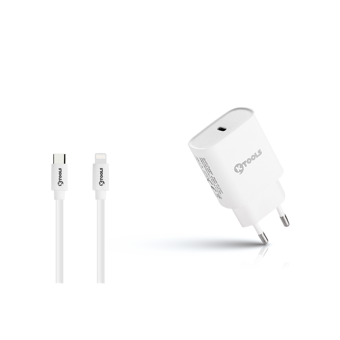 Ktools Universal USB Kablolu 3 Amper Hızlı Şarj Aleti Beyaz