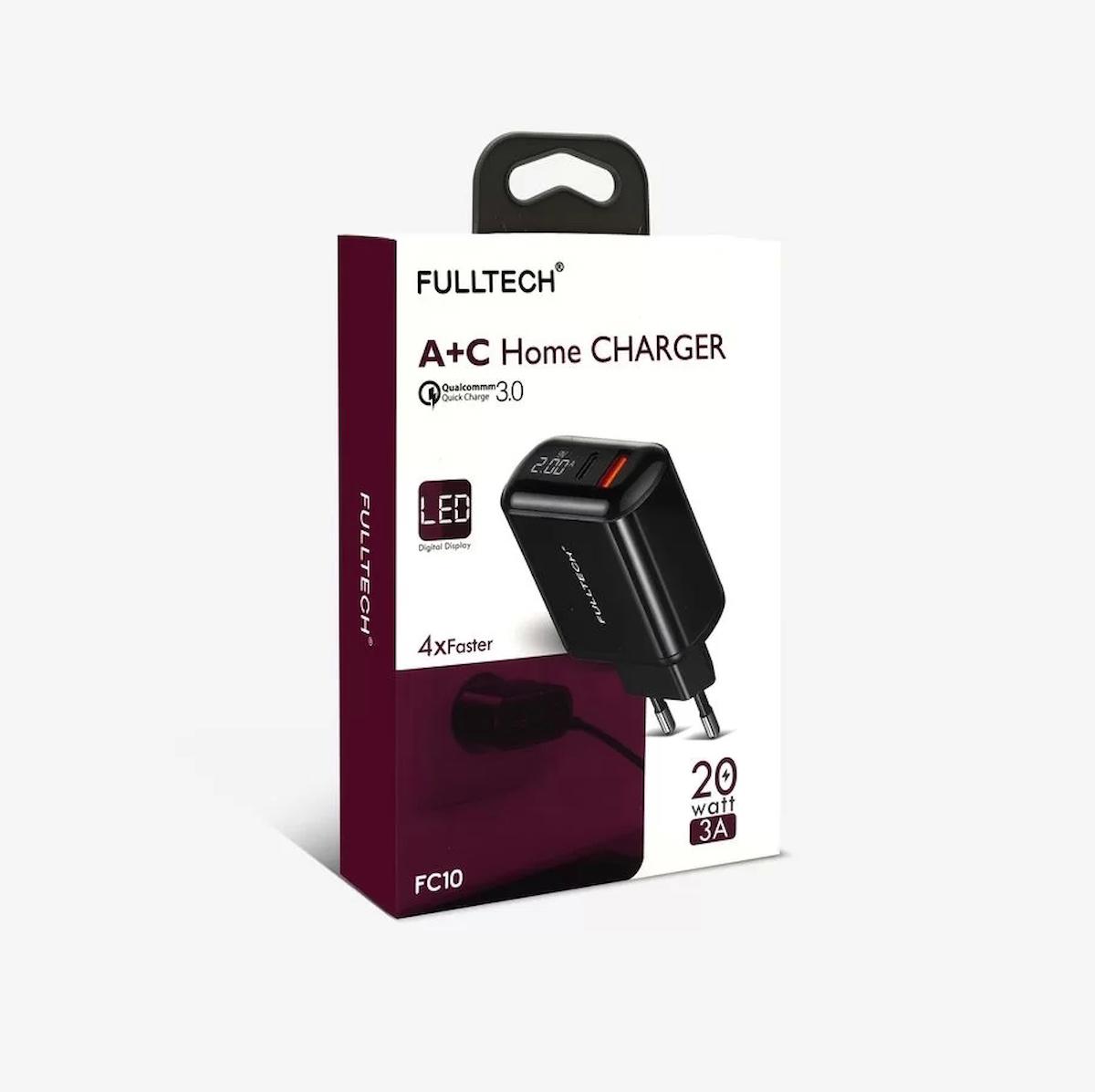 Galaksi Universal Kablolu 20 W Hızlı Şarj Aleti Siyah
