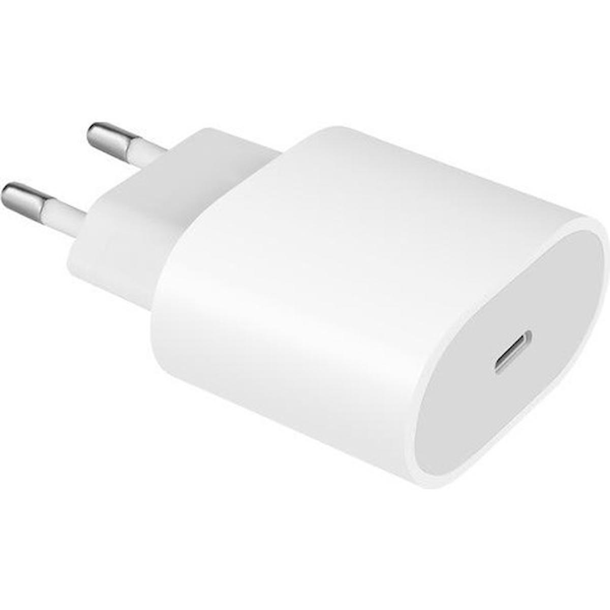 Sunix S226 Universal Type-C Kablolu 20 W Hızlı Şarj Aleti Beyaz