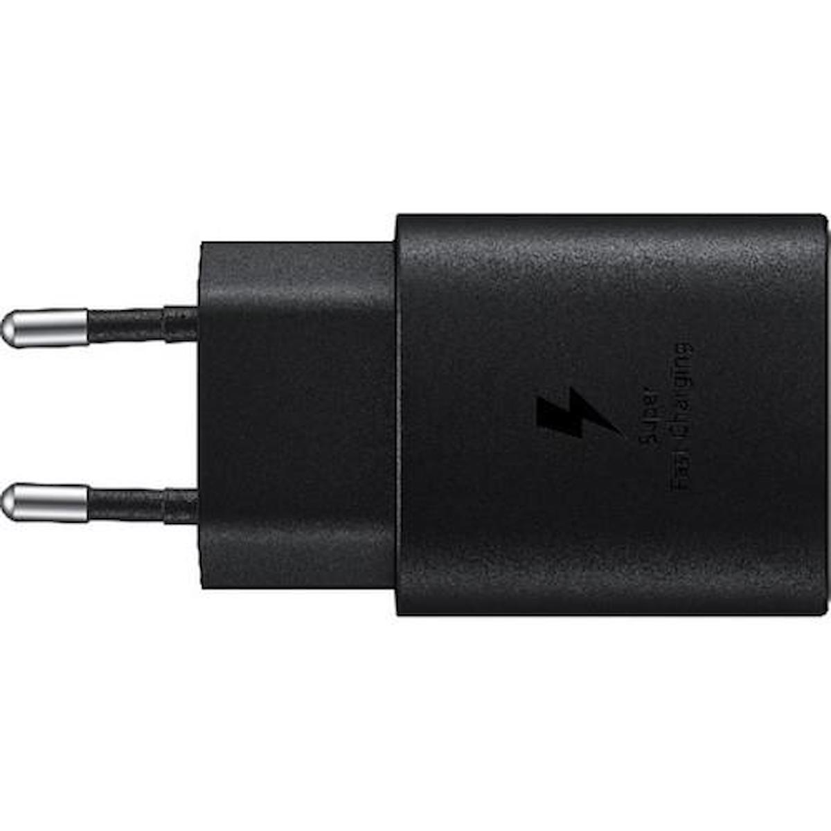 Oem Universal Type-C Kablolu 25 W 3 Amper Hızlı Şarj Aleti Siyah