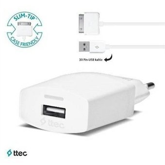 Ttec 2SCC751B iPhone USB Kablolu Hızlı Şarj Aleti Beyaz