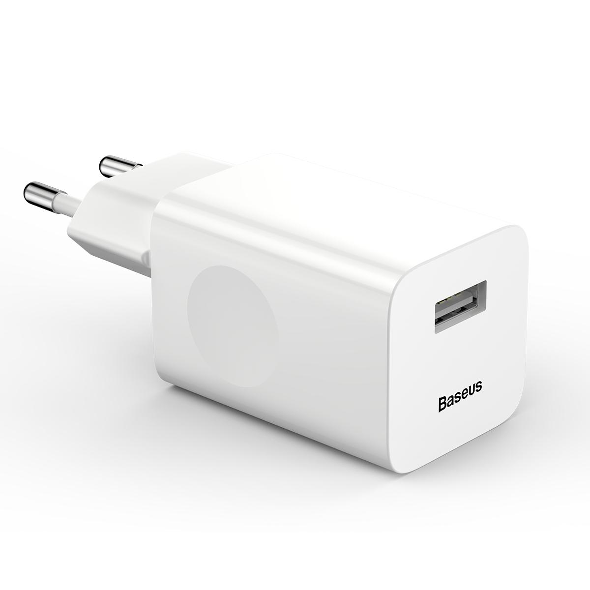 Baseus Universal Kablolu Hızlı Şarj Aleti Beyaz