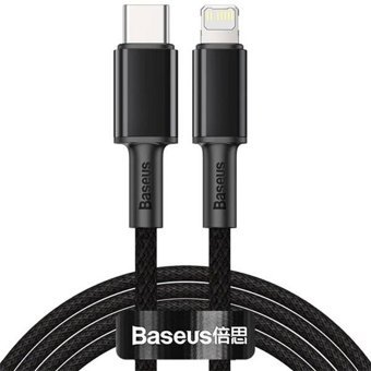 Baseus iPhone Lightning Kablolu 20 W Hızlı Şarj Aleti Siyah