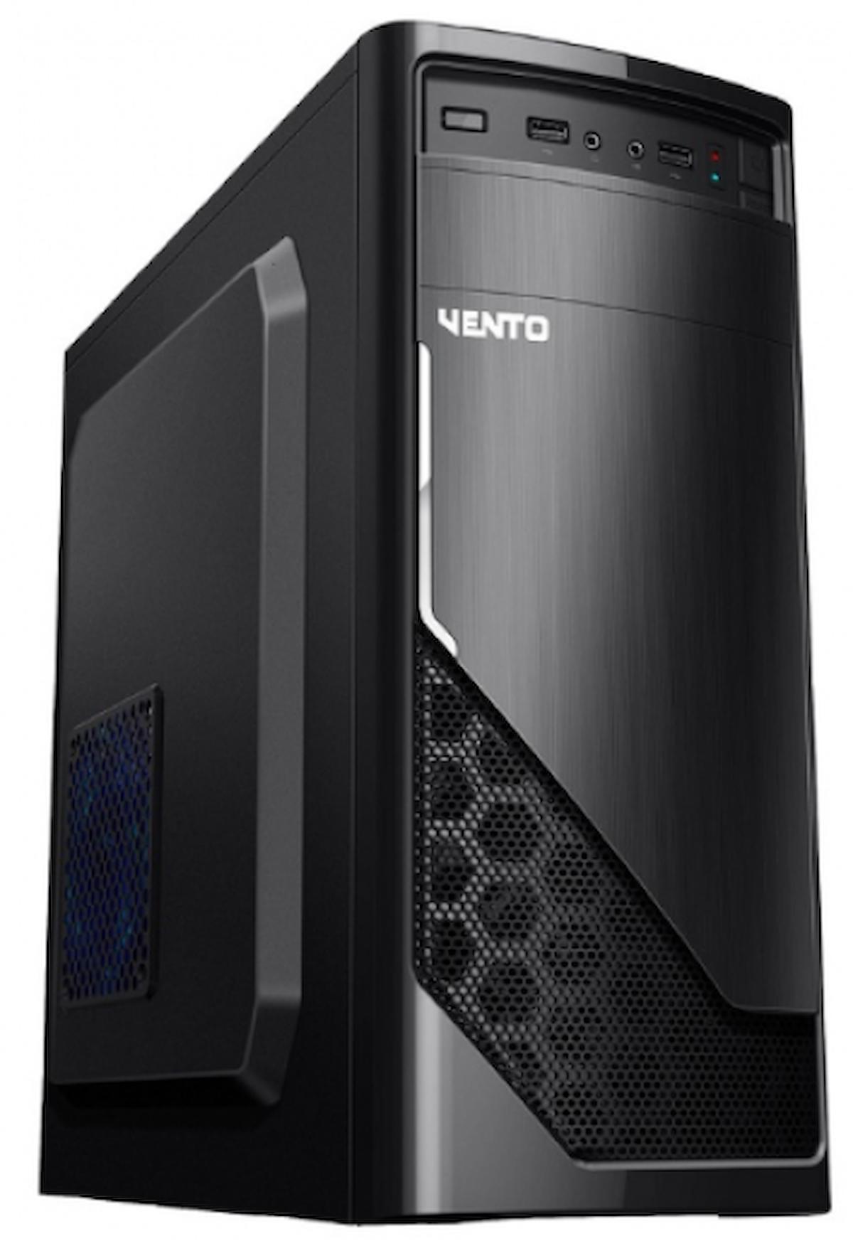 Vento VS115F 400 W Siyah Dikey Kullanım ATX Bilgisayar Kasası