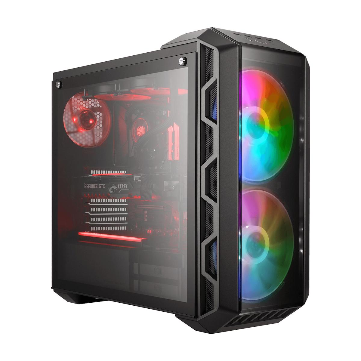 Cooler Master M.CaseH500 RGB Mesh 3 Fanlı Siyah Dikey Kullanım ATX Bilgisayar Kasası