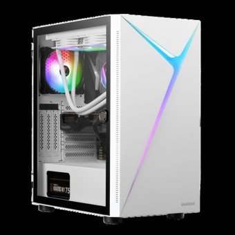 Gamdias Argus E4 RGB 1 Fanlı Siyah Dikey Kullanım ATX Bilgisayar Kasası