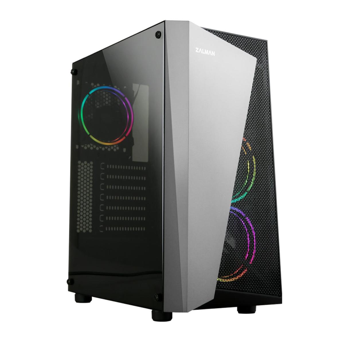 Zalman S4 Plus Gaming RGB 2 Fanlı Siyah Dikey Kullanım ATX Oyuncu Bilgisayar Kasası